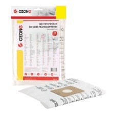 Мешки-пылесборники SE-25 Ozone синтетические для пылесоса, 3 шт