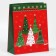 Laminated vertical "Christmas tree", MS 18 x 23 x 8 cm, New Year