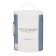 Tiffany blanket, size 195x220 cm, gray-blue color