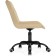 Computer chair Ordi Metal/velor, black/beige 56x65x85 cm