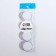 Storage set, 6 items, 10 ml, transparent/white color