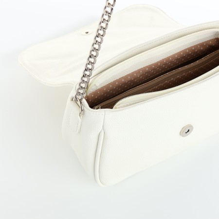 Women's bag with lightning, white color-5