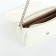Women's bag with lightning, white color