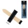 Solomon watch strap, 22 mm, eco-leather, L-20 cm, black,