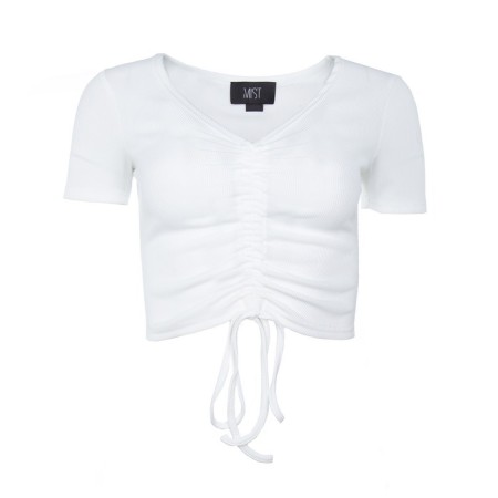 Women's T-shirt on the Mist Mist size 48-50, white color-3