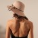 Hat with bowing minaku pink color, rr 56-58