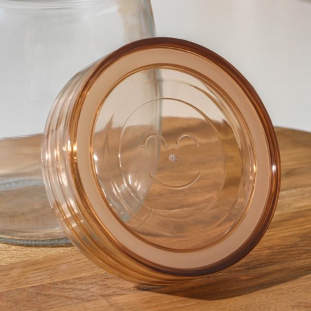 Bank for bulk products, glass, 914 ml, d = 10 cm, h = 14 cm-2