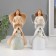 Polystone souvenir "Girl-Angel with a cake in her hands" MIX 7x11x21 cm