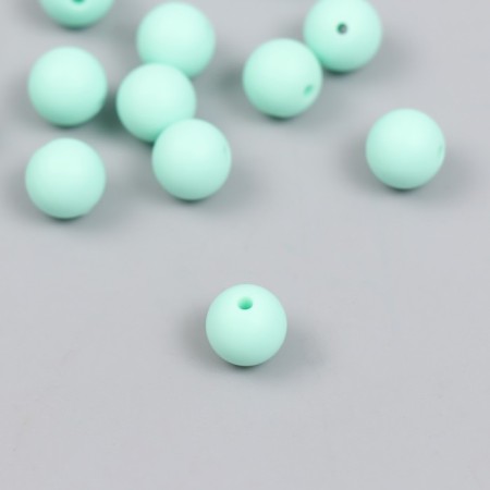 Busina silicone "Round" mint green d = 0.9 cm