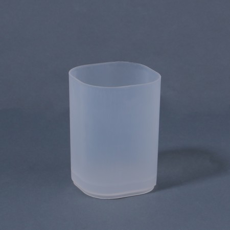 Storage for storage of manicure/cosmetic supplies "Standart", 7 × 7 × 9 cm, white matte color-5