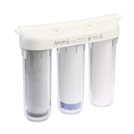 A system for filtering water "ABF-TRIA-Standard", 3-step, for hard water, crane-1