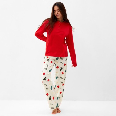 New Year. Female Pajama KAFTAN Christmas Tree, Size 52-54-3