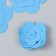 The workpiece of Foamiran "Flower Curly" 10x9.5 cm set 5 pcs. Bright blue