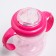 Drunker - children's impotance with a soft nose, 240 ml., With handles, pink color