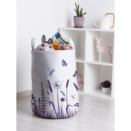 Basket for toys "Landscape on the field, size 35x50 cm