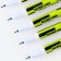Pen Plastic Write-West with a cap “PRO PROSISS Geometry”, blue paste, gel 0.5 mm