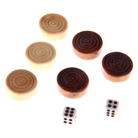 Wooden backgammon large, board game "Leo", 40 x 40 cm, with checkers-3