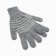 Female gloves, dark gray color, size 18