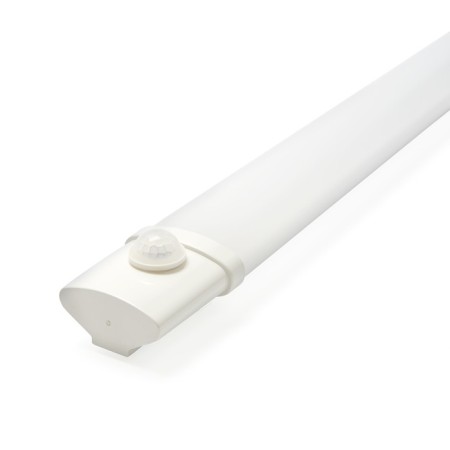The dust -shaped LED Feron Al5091, IP65, 36 W, 1170x63x35 mm, white color is white