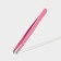 Pinzet begged, wide, 9.5 cm, pink color
