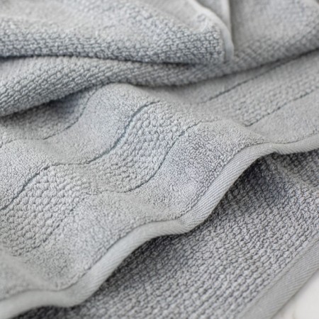 Set of towels, size 50x90 cm - 2 pcs, 70x140 cm - 2 pcs, color is cold gray-1