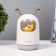 Night with a moisturizer dog on the moon LED USB AKB Gray 8.3x8.3x15 cm Risalux