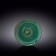 Round plate Wilmax England Spiral, D = 18 cm, green color