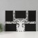 Photo frame plastic in 5 photos 10x15 "Noble deer" white 48x33x2.5 cm