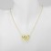 Piece "heart" Beature, color gold, 40cm