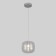 Suspended lamp with a glass ceiling Jar, 3W, G4, 16x16 cm
