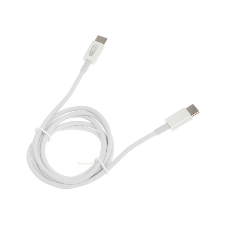BYZ BC-020, Type-C cable-Type-C, 18 W, 1 m, PVC braid, white-2