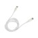 BYZ BC-020, Type-C cable-Type-C, 18 W, 1 m, PVC braid, white