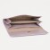 Women's wallet on the Textura button, lilac color