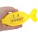 The thermometer for the bathroom "Fish", yellow color