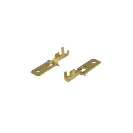 Terminal flat plug 6.3 mm 0.75-1.5 mm² (RP-P 1.5- (6.3) l = 25.5 mm) rexant