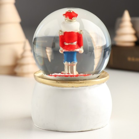Souvenir Polystone Water Ball "Nutcracker" 7.2x7x9.5 cm-3
