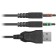 Headphones Defender DEXTER, game, full -size, microphone, USB, backlight, black