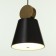 Lamp Bayerlux 2285/1b LED black and gold 20x20x24-124 cm