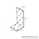 Corner Fixing anchor KUA 40x120x80, 70 pcs.