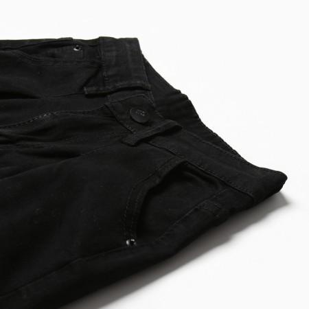 Jeans for girls, black color, height 122 cm-1
