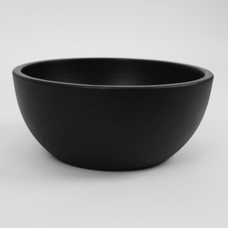 Haller shell Uperwood Belfast is round, concrete, black color-3
