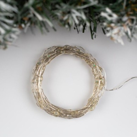 Garland “thread” 5 m dew, ip20, silver thread, 100 LED, glow of multi (RGB), 2 modes, AAH3-1