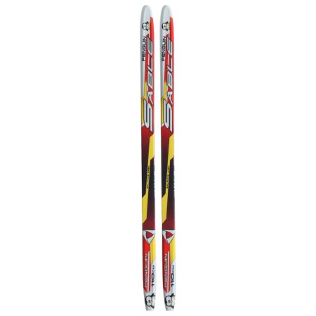Plastic skis, 110 cm, with a notch, color mix-11