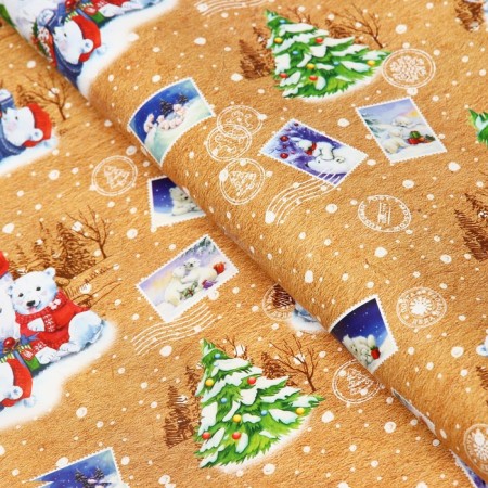 Paper packing glossy bilateral "Miracles in the new year!", 68 x 100 cm-1