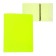 Folder on 4 rings A4, Calligrata, 40 mm, 500 μm, yellow