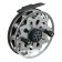 Inertial coil, 2 bearings, metal, diameter 9 cm, silver color, TL90A