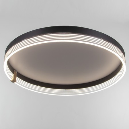 Luer with DPD "Nilas" LED 80W 3000-6000K Black 50x50x10 cm BayerLux-1