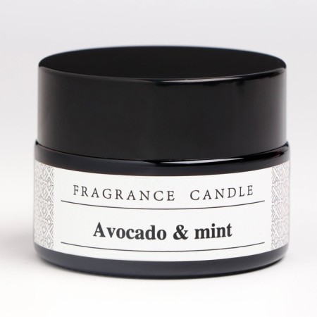 Aromatic candle in the bank "Avocado and Mint", 12 g-1