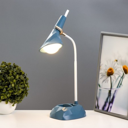 Delser table lamp LED 3W USB AKB Blue 14x13x39 cm Risalux-1