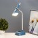 Delser table lamp LED 3W USB AKB Blue 14x13x39 cm Risalux